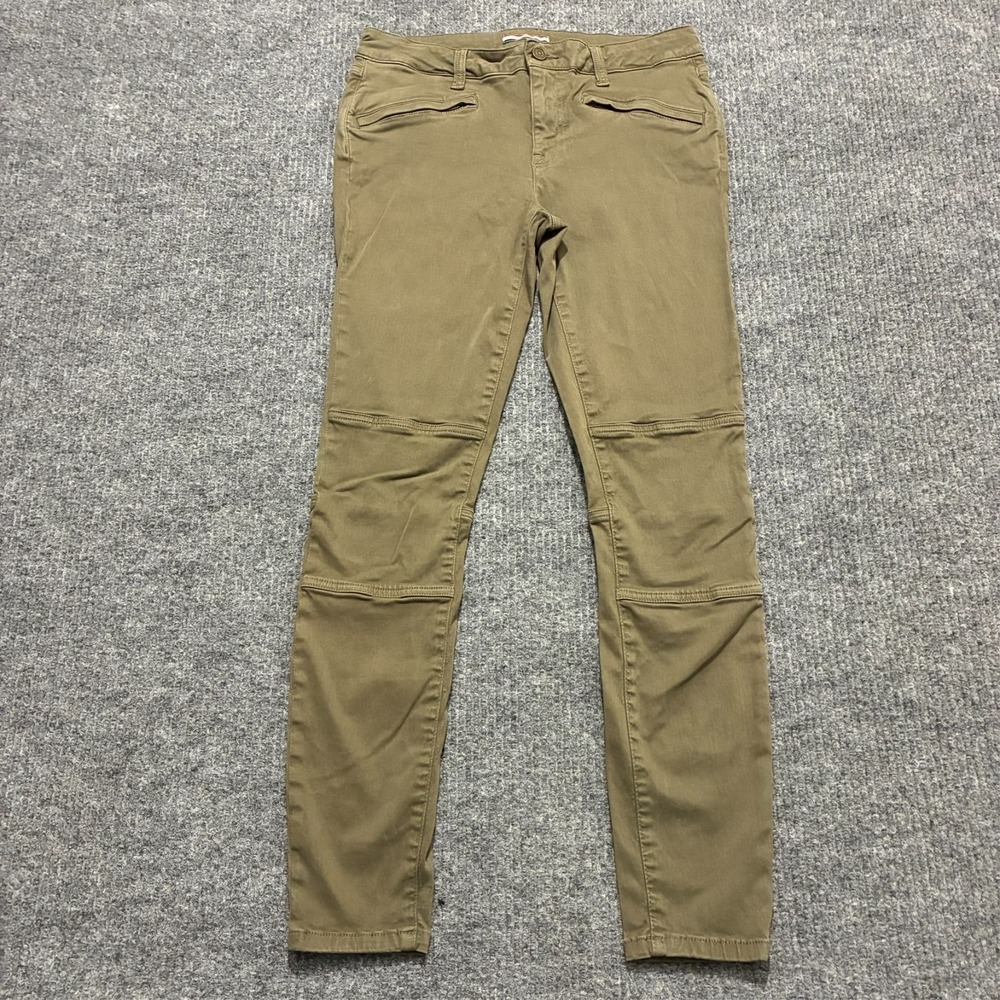 Tommy Hilfiger Womens Pants Size 8 Legging Khaki Skinny Stretch Mid Rise Casual‎